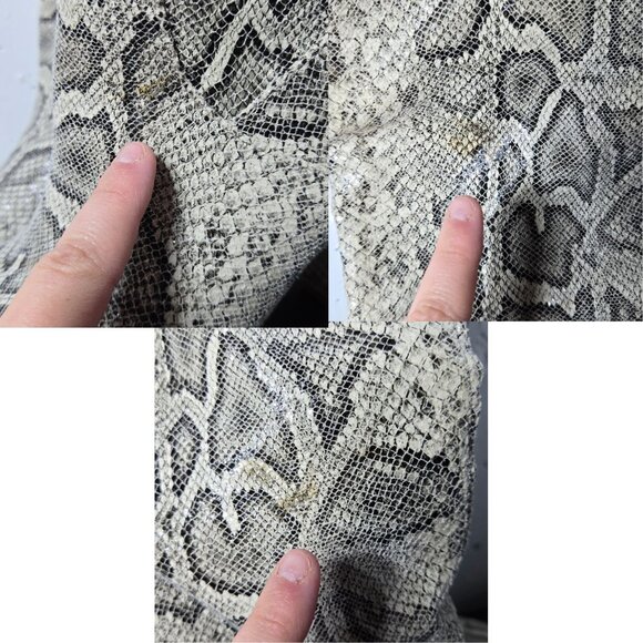 Express Womens Vegan Leather Stovepipe Knee High Boots Heels Size 6 Sexy Date - Picture 2 of 11